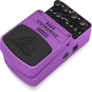 Behringer BOD400 effektpedál, overdrive, autentikus csöves hangzás
