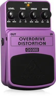 Behringer OD300 effektpedál, 2 üzemmódú Overdrive/Distortion