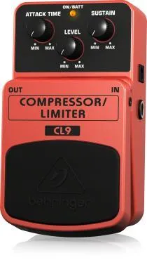 Behringer CL9 effektpedál, klasszikus kompresszor/limiter