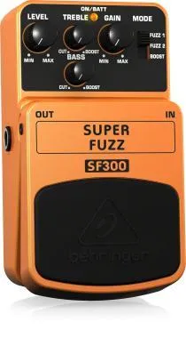 Behringer SF300 effektpedál, torzító, 3 üzemmódú Fuzz