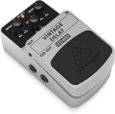 Behringer VD400 effektpedál, analóg, Delay, vintage