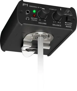 Behringer P1 fülmonitor erősítő, 2 csatorna, 12 óra üzemidő