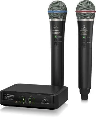 Behringer ULM302MIC vezeték nélküli mikrofon rendszer, 2 kézi adó, 2,4 GHz