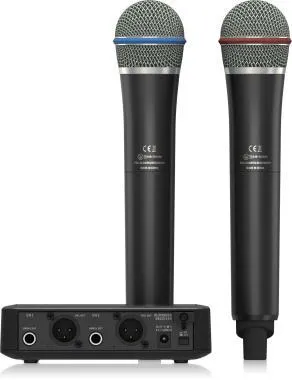Behringer ULM302MIC vezeték nélküli mikrofon rendszer, 2 kézi adó, 2,4 GHz