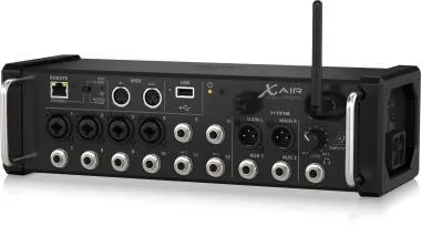 Behringer XR12 keverő, digitális, 12 bemenet, 8 line, iPad/Android, WiFi, USB sztereó felvevő