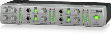 Behringer AMP800 V2 ultra-kompakt 4 csatornás sztereó fejhallgató erősítő