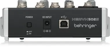 Behringer XENYX 502S keverő, analóg, 5 bemenet, USB streaming interfész