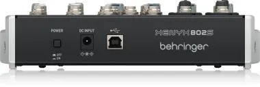 Behringer XENYX 802S keverő, analóg, 8 bemenet, USB streaming interfész