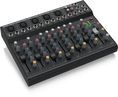 Behringer XENYX 1003B keverő, analóg, 10 bemenet, 5 mikrofon-előerősítő, opcionális akkumulátor