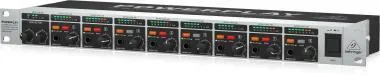 Behringer HA8000 V2 fejhallgató keverőerősítő és elosztó, 8 csatorna, nagy teljesítmény