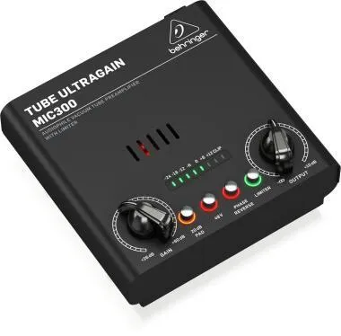 Behringer MIC300 audiophile vákuumcsöves előerősítő limiterrel