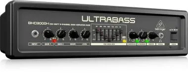 Behringer BXD3000H basszuserősítő fej, 2 csatorna, 300 W, FBQ, Ultrabass processzor, kompresszor