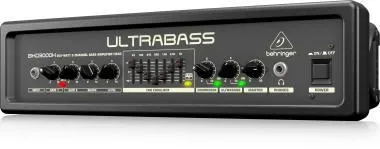 Behringer BXD3000H basszuserősítő fej, 2 csatorna, 300 W, FBQ, Ultrabass processzor, kompresszor