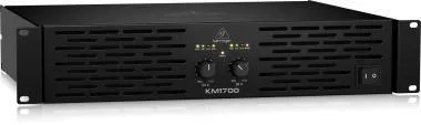 Behringer KM1700 erősítő, 1700W, sztereó, ATR-rel (Accelerated Transient Response)