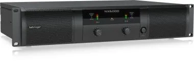 Behringer NX6000 erősítő, 6000W, Class-D, SmartSense hangszóró impedancia-kompenzációval