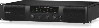 Behringer NX4-6000 erősítő, 6000W, Class-D, 4 csatorna, SmartSense hangszóró impedancia-kompenzációval