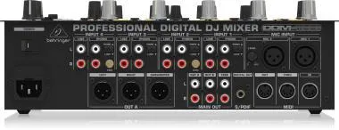Behringer DDM4000 keverő, DJ, 5 csatorna, sampler, 4 FX szekció, dual BPM számláló, MIDI