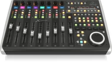 Behringer X-TOUCH USB/MIDI vezérlő, univerzális, 9 érintésérzékeny aktív fader, Ethernet/USB/MIDI
