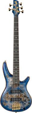 Ibanez SR-Series Premium E-Bass 5 strun, Cerulean Blue Burst, obal