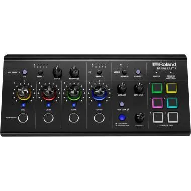 Roland BRIDGECAST-X Kétbuszos streaming keverő és videofelvevő