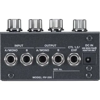 BOSS RV-200 reverb effekt pedál