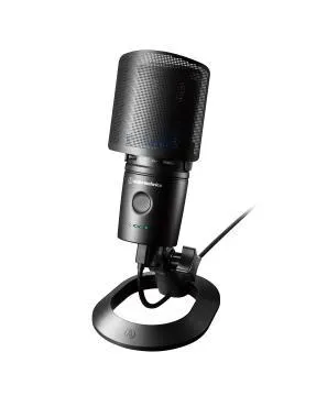 Audio-Technica AT-AT2020USBXP kardioid kondenzátor stúdiómikrofon, USB és fejhallgató kimenettel, némító kapcsolóval,