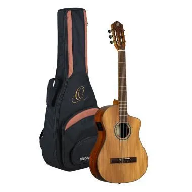 Ortega RCE23RO 4/4 -es elektro-klasszikus gitár + tok