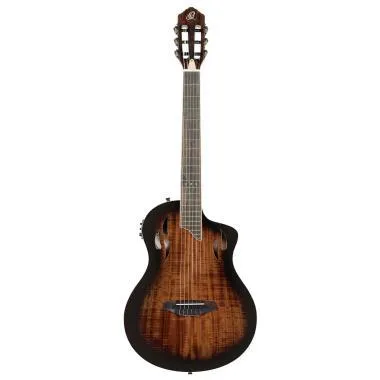 Ortega RTPDLX-ACA TourPlayer DeLuxe nylon húros gitár 6 húros akác burst + tok