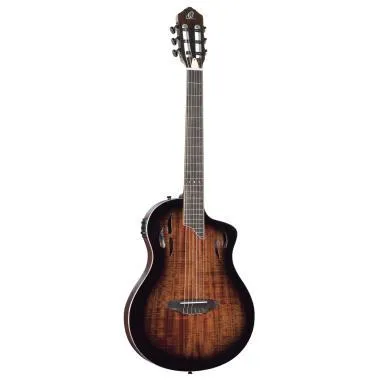 Ortega RTPDLX-ACA TourPlayer DeLuxe nylon húros gitár 6 húros akác burst + tok