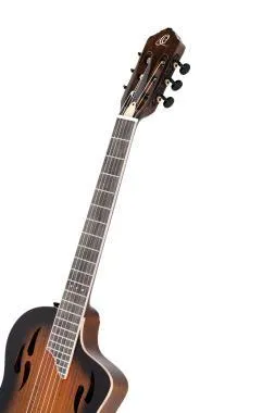 Ortega RTPDLX-ACA TourPlayer DeLuxe nylon húros gitár 6 húros akác burst + tok