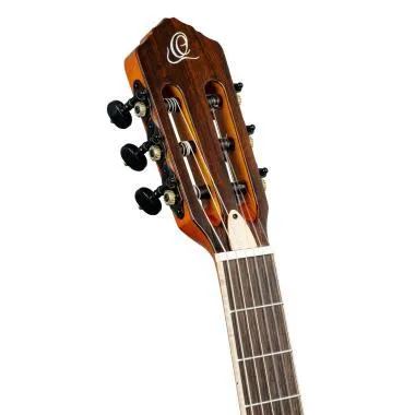 Ortega RTPDLX-FMA elektro-klasszikus gitár Flamed Maple Blue szín + tok