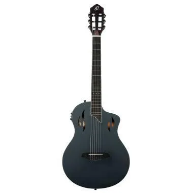 Ortega RTPSTD-SBK ORTEGA RTPSTD-SBK TourPlayer DeLuxe nylon húros gitár 6 húros - lucfekete + tok
