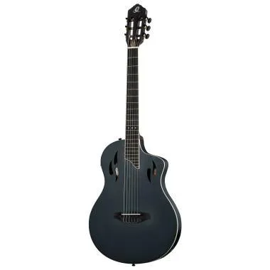Ortega RTPSTD-SBK ORTEGA RTPSTD-SBK TourPlayer DeLuxe nylon húros gitár 6 húros - lucfekete + tok