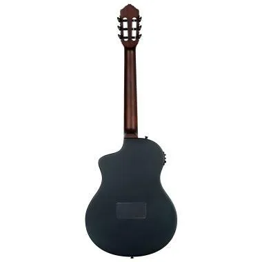 Ortega RTPSTD-SBK ORTEGA RTPSTD-SBK TourPlayer DeLuxe nylon húros gitár 6 húros - lucfekete + tok