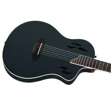Ortega RTPSTD-SBK ORTEGA RTPSTD-SBK TourPlayer DeLuxe nylon húros gitár 6 húros - lucfekete + tok