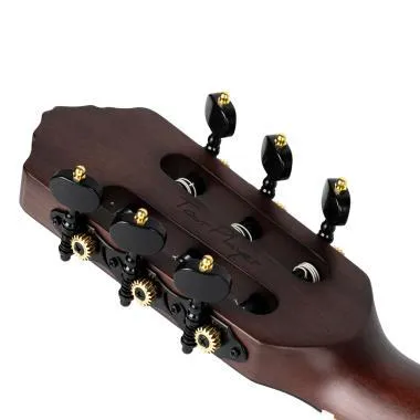 Ortega RTPSTD-SBK ORTEGA RTPSTD-SBK TourPlayer DeLuxe nylon húros gitár 6 húros - lucfekete + tok