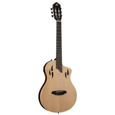 Ortega RTPSTD-NAT TourPlayer DeLuxe nylon húros gitár 6 húros lucfenyő natúr + tok