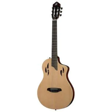 Ortega RTPSTD-NAT TourPlayer DeLuxe nylon húros gitár 6 húros lucfenyő natúr + tok