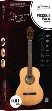 Ortega RPPC44 4/4 -es klasszikus gitár szett