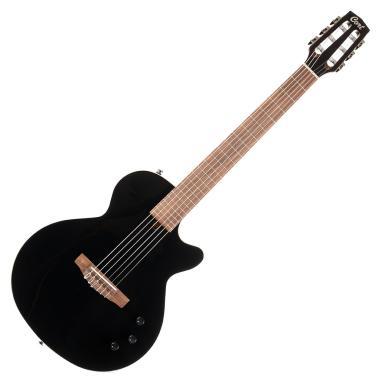 Cort elektro-klassická kytara Co-Sunset Nylectric II-BK, Fishman elektronika, prémiový obal