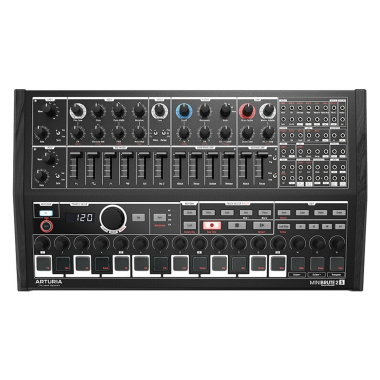 Arturia MiniBrute 2S Noir, analogový syntezátor, 2 oscilátory, sekvencer