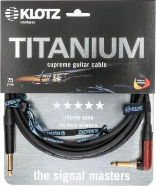 Klotz TITANIUM supreme gitárkábel - 6m