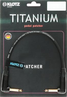 Klotz TITANIUM supreme patch kabel, úhlové konektory, 0,9m