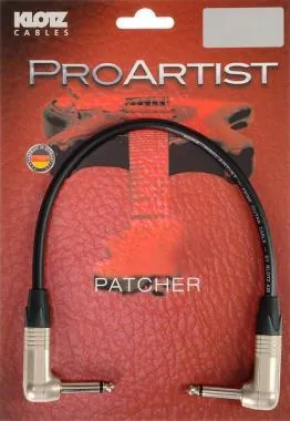 Klotz PRO ARTIST aszimmetrikus pro patch kábel nikkel csatlakozóval - Neutrik - 0,9m