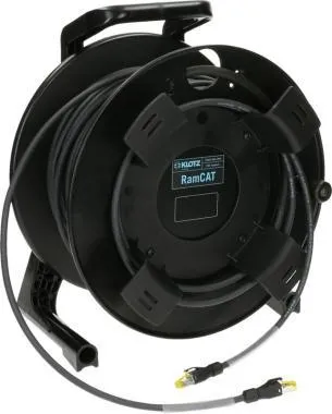 Klotz dupla árnyékolt RamCAT hálózati kábeldob rendszer CAT6 (SF/UTP) / RJ45 - RJ45 - 50m