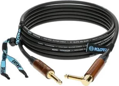 Klotz TITANIUM diófa - supreme gitárkábel diófa hüvelyekkel - 6m