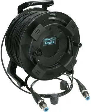 Klotz opticalCON QUAD csatlakozó kábel kábeldobon FiberLink - single-mode OS2 - 150m