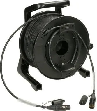 Klotz alacsony veszteségű AES és DMX kábeldob - PVC XLR 3p mama/papa Neutrik - 75m