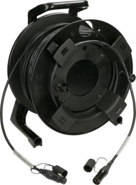 Klotz AES a DMX kabelový buben, nízká ztráta, PVC XLR 3p Neutrik, 100m