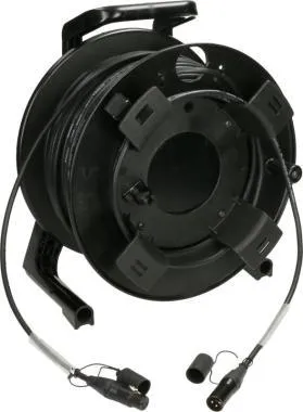 Klotz alacsony veszteségű AES és DMX kábeldob - PVC XLR 3p mama/papa Neutrik - 100m